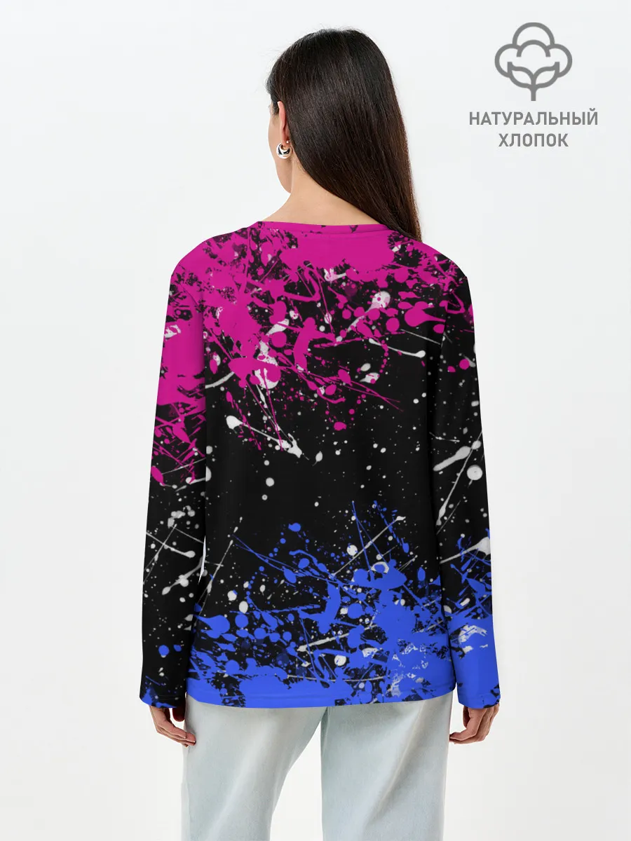 Лонгслив женский. Хлопок / AMONG US.