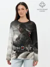 Лонгслив женский. Хлопок / Ghost of Tsushima