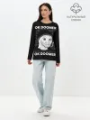 Лонгслив женский. Хлопок / OK DOOMER