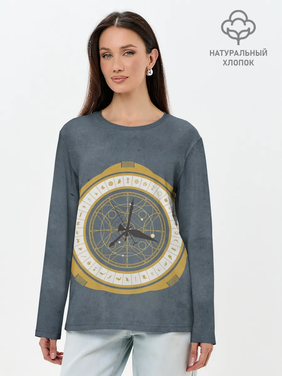 Лонгслив женский. Хлопок / His Dark Materials