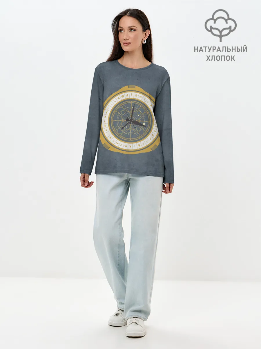 Лонгслив женский. Хлопок / His Dark Materials