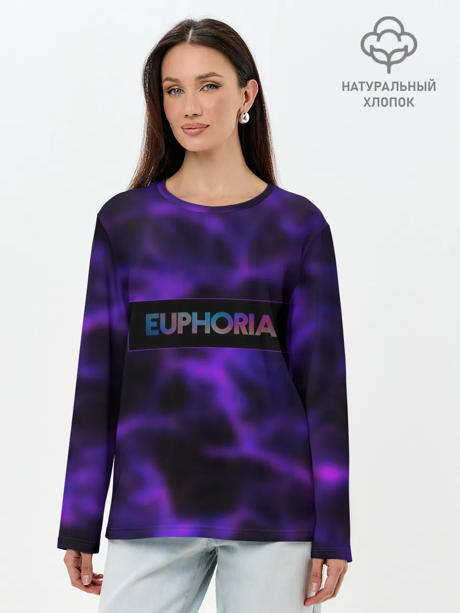 Лонгслив женский. Хлопок / сериал Euphoria