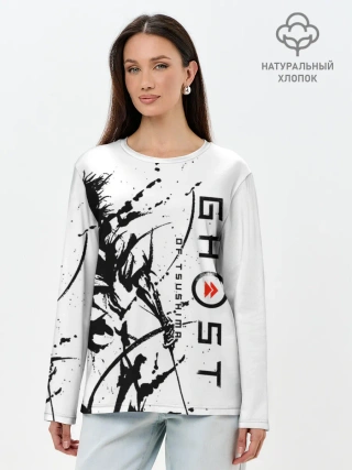 Лонгслив женский. Хлопок / Ghost of Tsushima