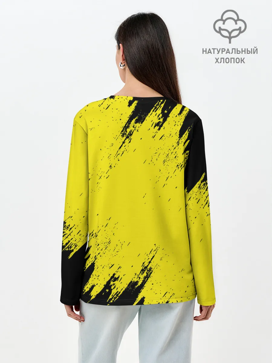 Лонгслив женский. Хлопок / Cyberpunk 2077