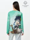 Лонгслив женский. Хлопок / GENSHIN IMPACT, ВЕНТИ
