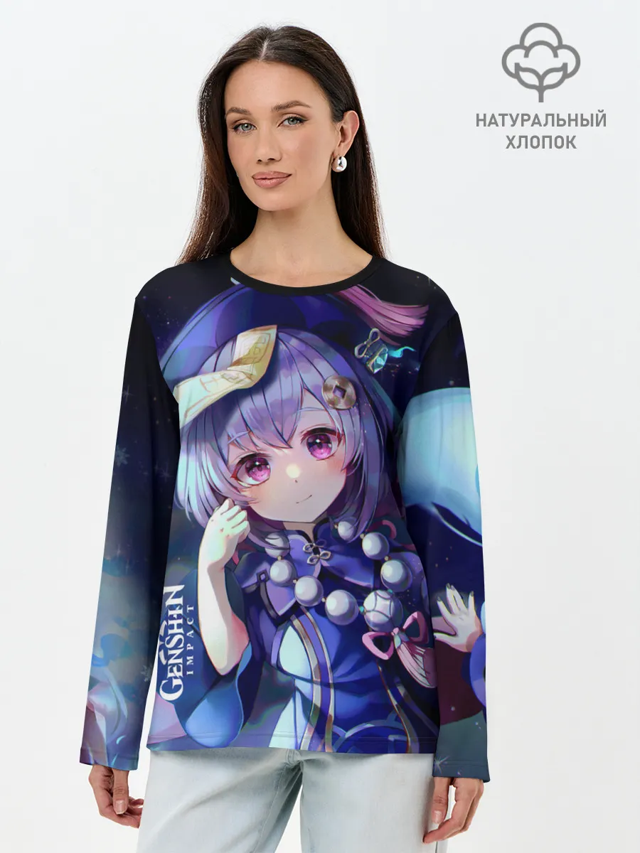 Лонгслив женский. Хлопок / GENSHIN IMPACT