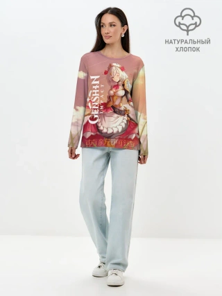 Лонгслив женский. Хлопок / GENSHIN IMPACT