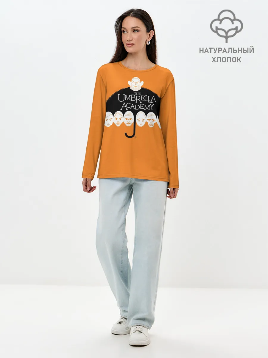 Лонгслив женский. Хлопок / Академия Амбрелла