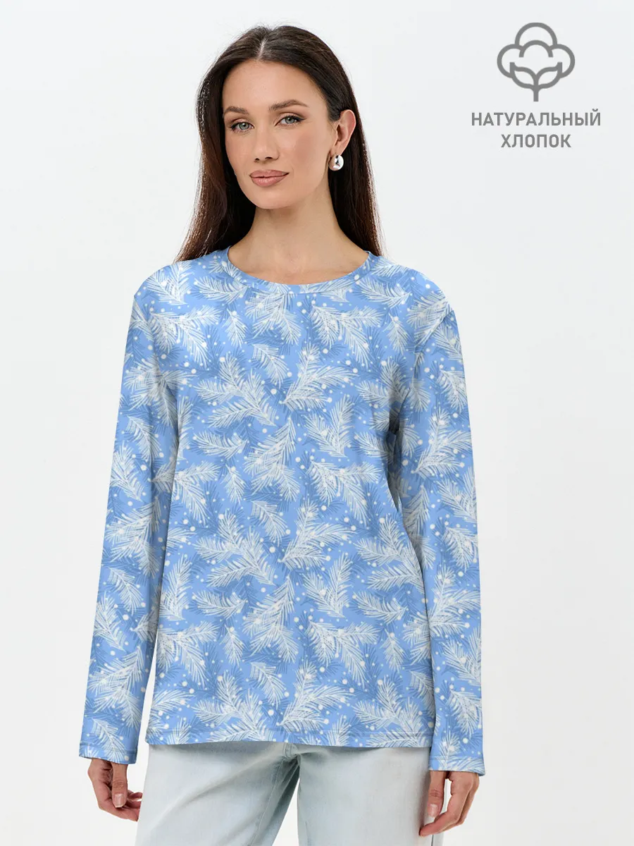 Лонгслив женский. Хлопок / Новый Год