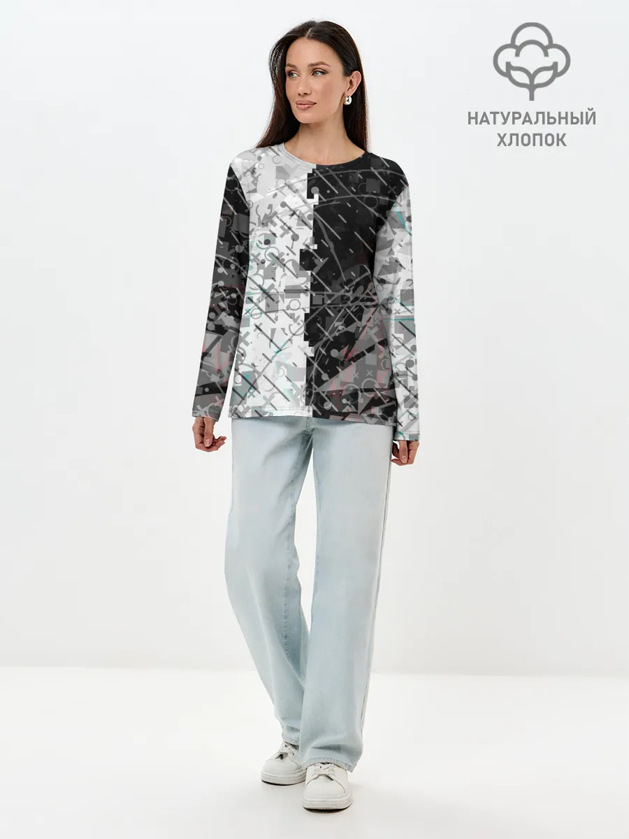 Лонгслив женский. Хлопок / The merger