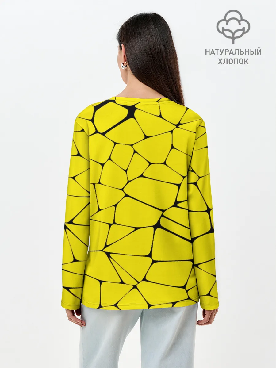 Лонгслив женский. Хлопок / Дикая пчела