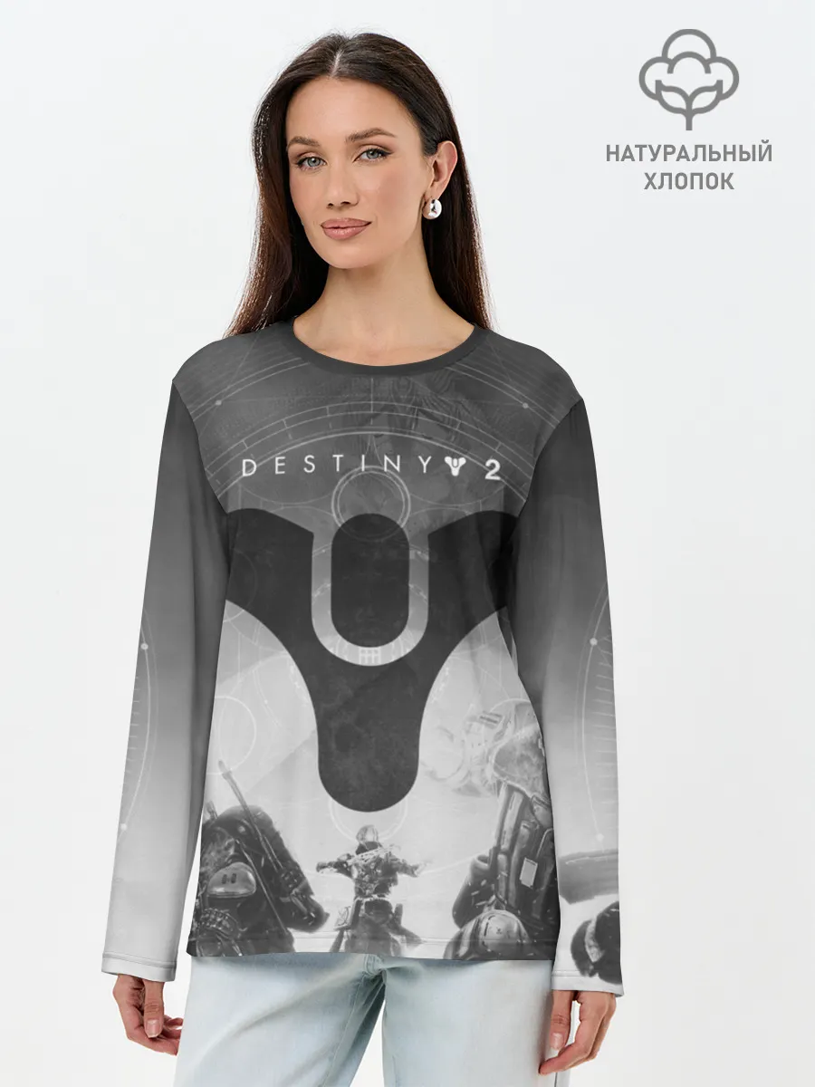 Лонгслив женский. Хлопок / DESTINY