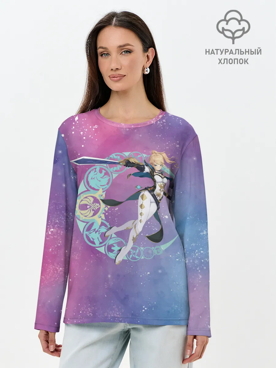 Лонгслив женский. Хлопок / Genshin Impact