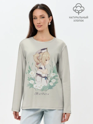 Лонгслив женский. Хлопок / Genshin Impact