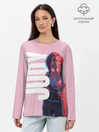 Лонгслив женский. Хлопок / Judi Alvarez