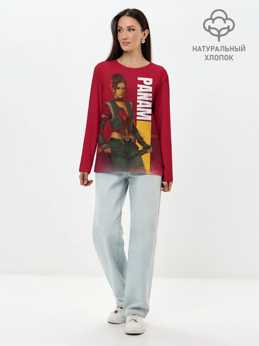 Лонгслив женский. Хлопок / Panam