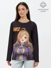 Лонгслив женский. Хлопок / Wiz