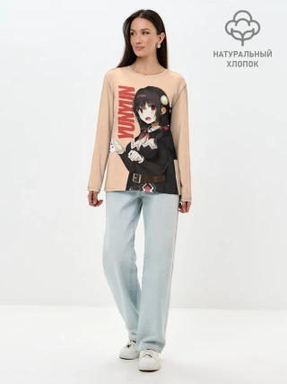 Лонгслив женский. Хлопок / YunYun