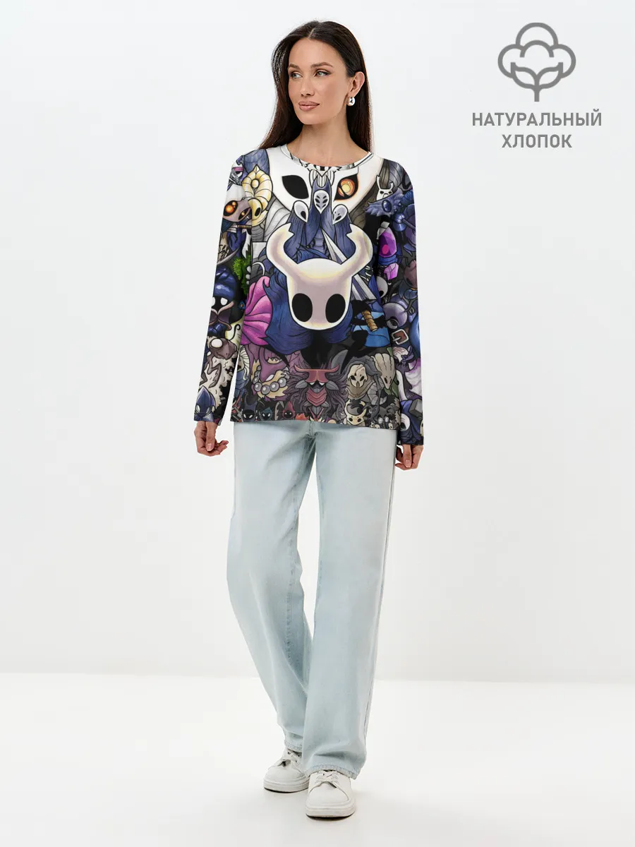 Лонгслив женский. Хлопок / HOLLOW KNIGHT