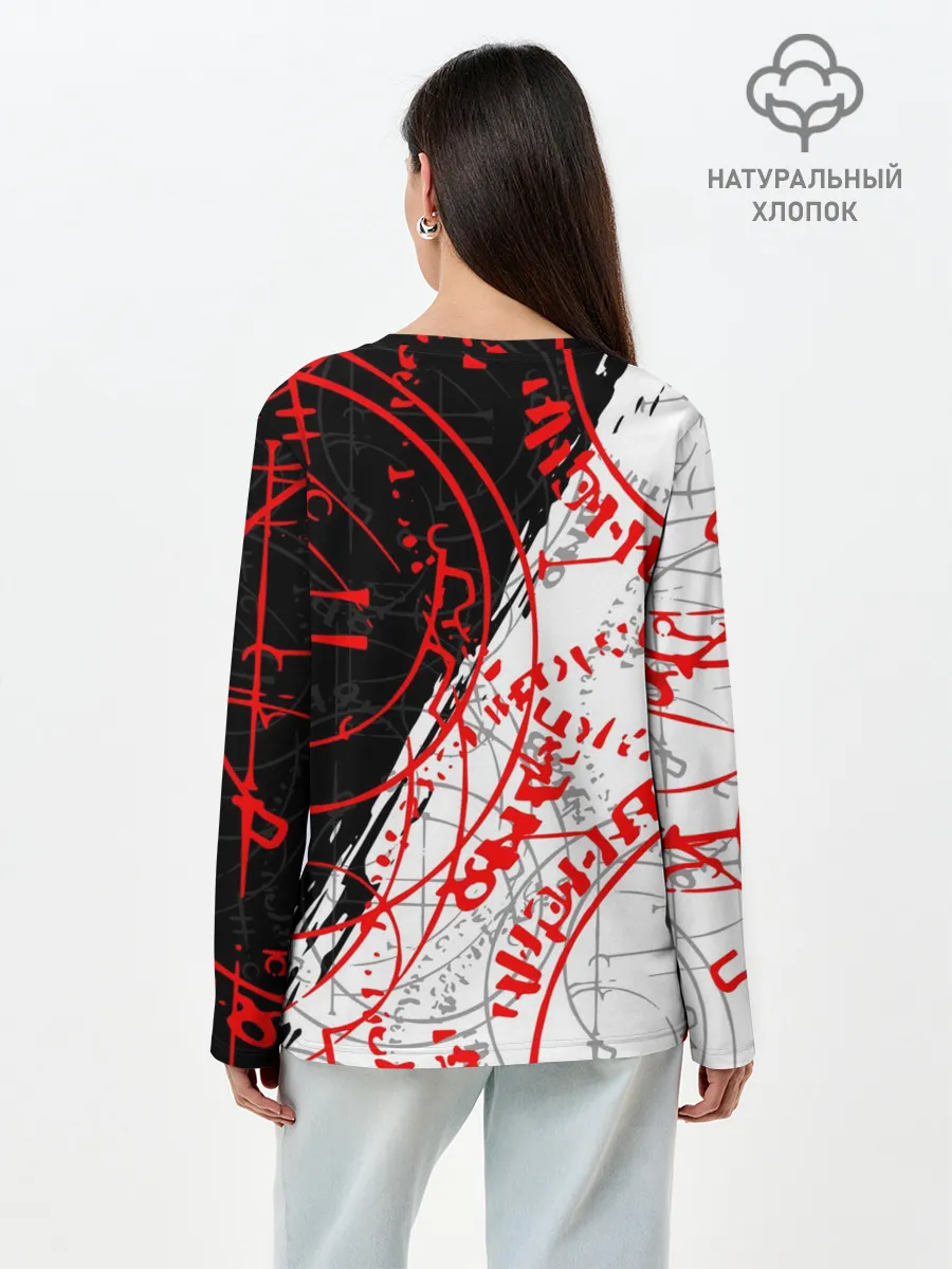 Лонгслив женский. Хлопок / DEMONS SOULS