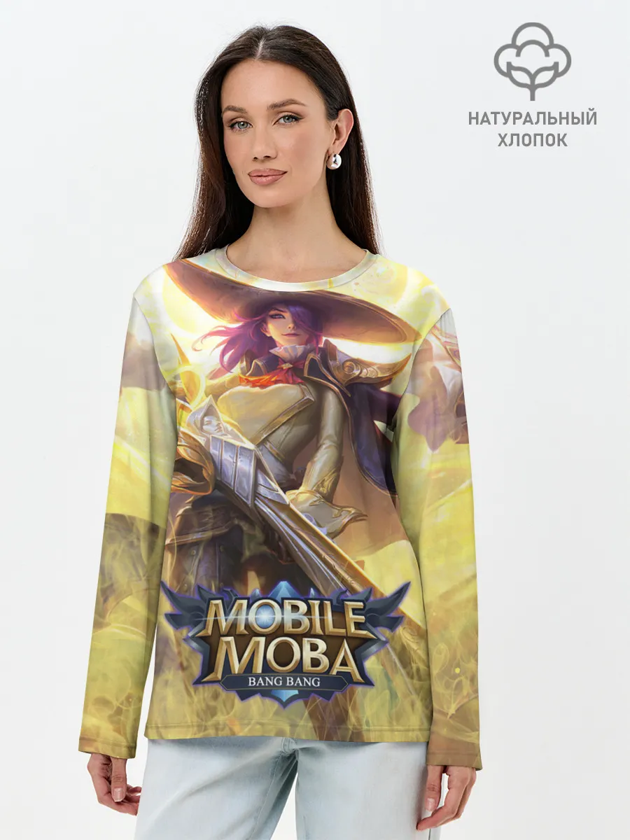 Лонгслив женский. Хлопок / Mobile legends
