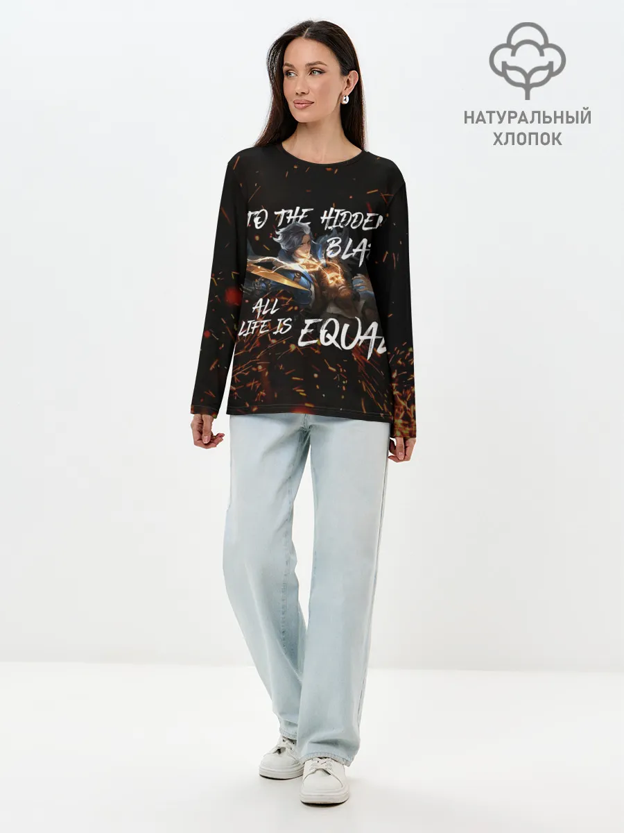 Лонгслив женский. Хлопок / Gusion Mobile Legends