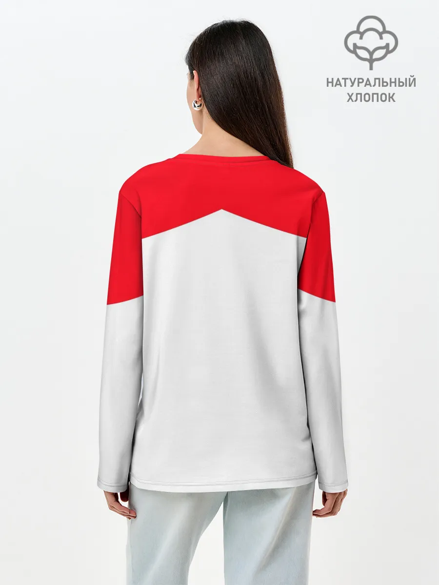 Лонгслив женский. Хлопок / Учёба-Химия