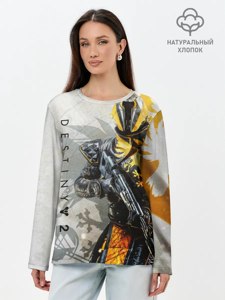 Лонгслив женский. Хлопок / DESTINY, WARLOCK