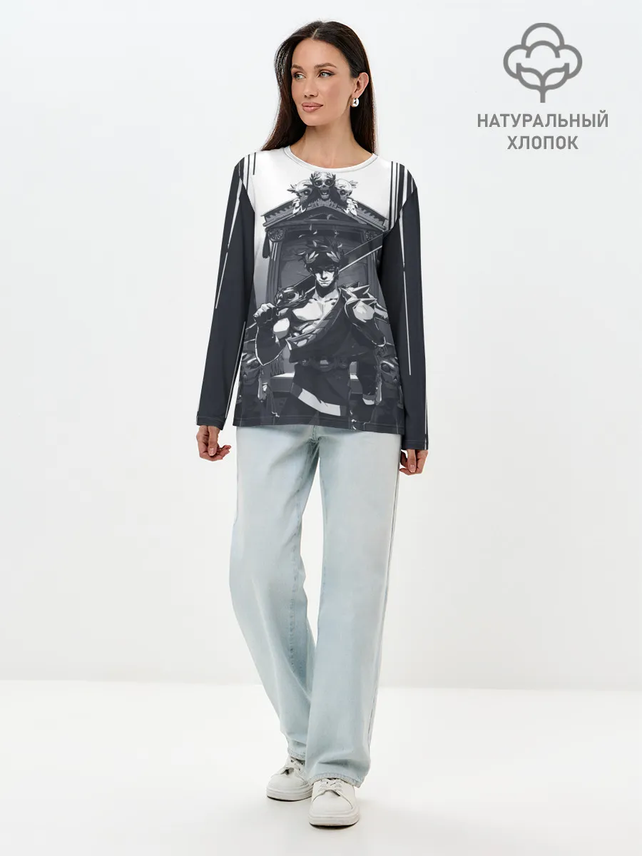 Лонгслив женский. Хлопок / Hades | Zagreus