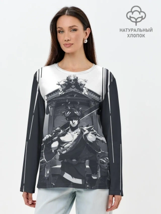 Лонгслив женский. Хлопок / Hades | Zagreus