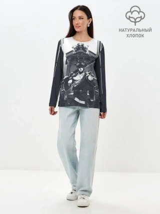 Лонгслив женский. Хлопок / Hades | Zagreus