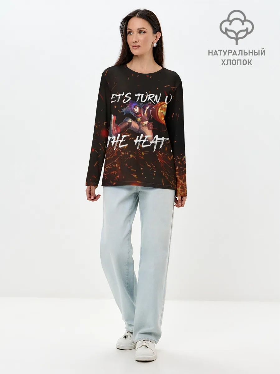 Лонгслив женский. Хлопок / X borg Mobile Legends
