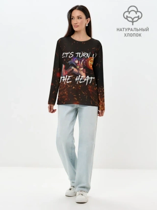 Лонгслив женский. Хлопок / X borg Mobile Legends