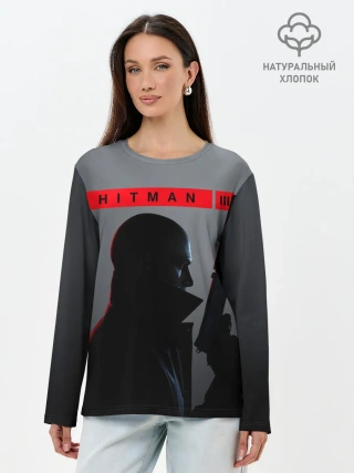 Лонгслив женский. Хлопок / Hitman III