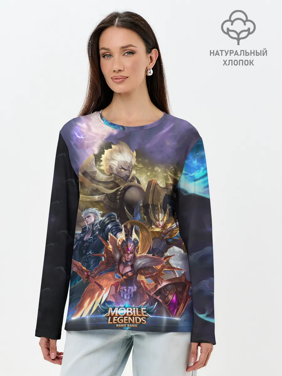 Лонгслив женский. Хлопок / Mobile Legends Bang Bang