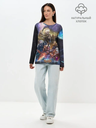 Лонгслив женский. Хлопок / Mobile Legends Bang Bang