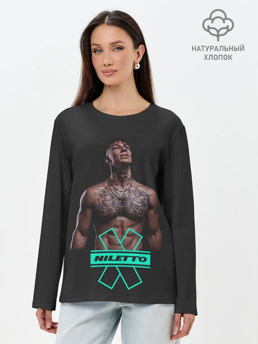Лонгслив женский. Хлопок / NILETTO