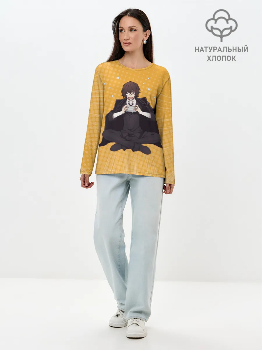 Лонгслив женский. Хлопок / Дазай