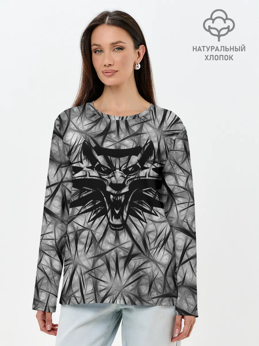 Лонгслив женский. Хлопок / The Witcher