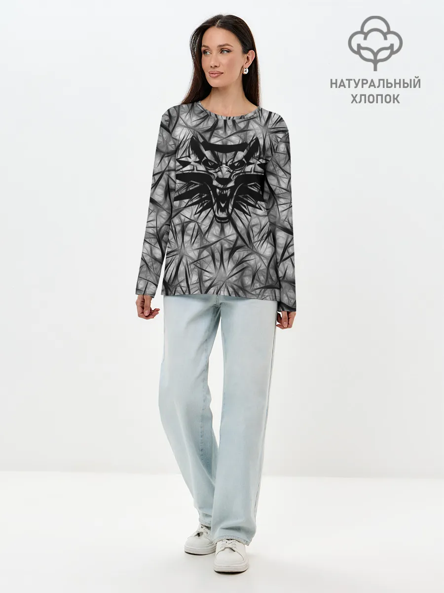 Лонгслив женский. Хлопок / The Witcher