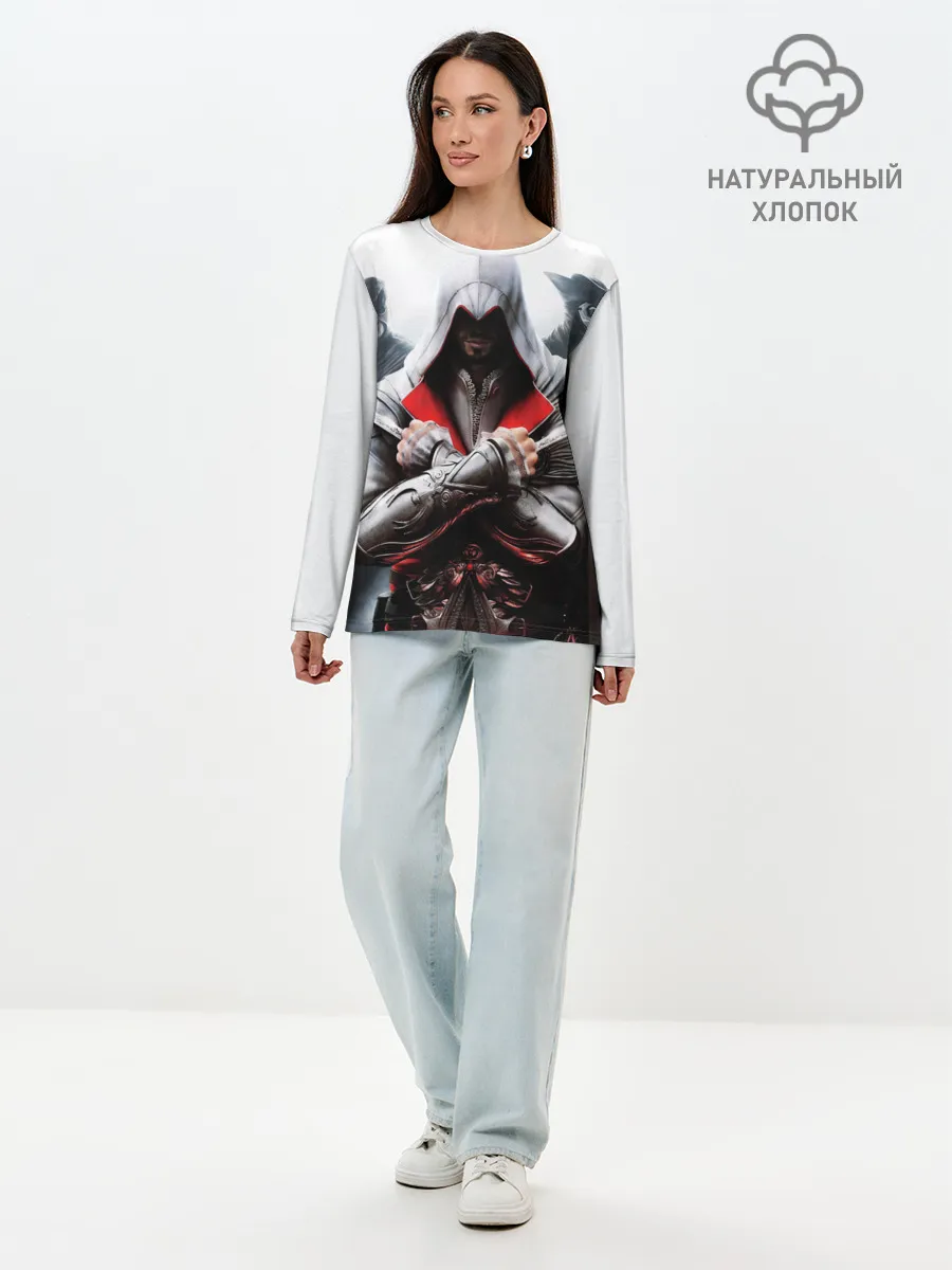 Лонгслив женский. Хлопок / Assassin’s Brotherhood