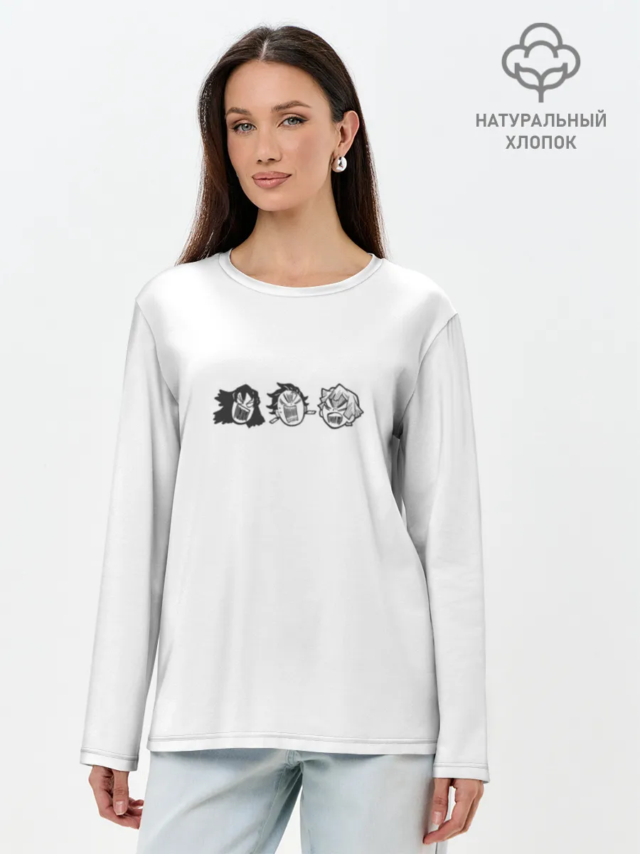 Лонгслив женский. Хлопок / герои аниме