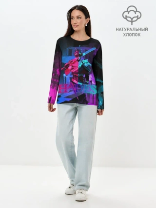 Лонгслив женский. Хлопок / Hades Game