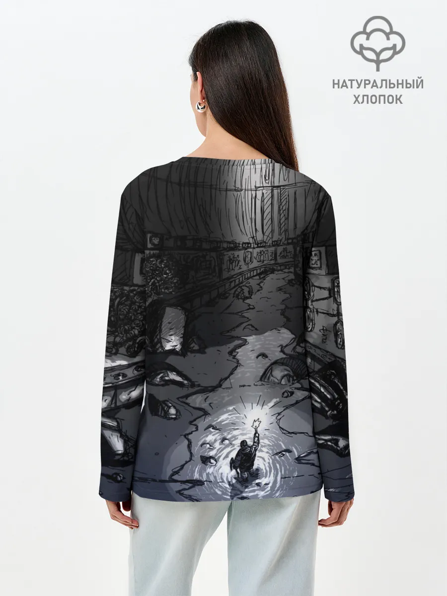 Лонгслив женский. Хлопок / Lovecraft / Лавкрафт