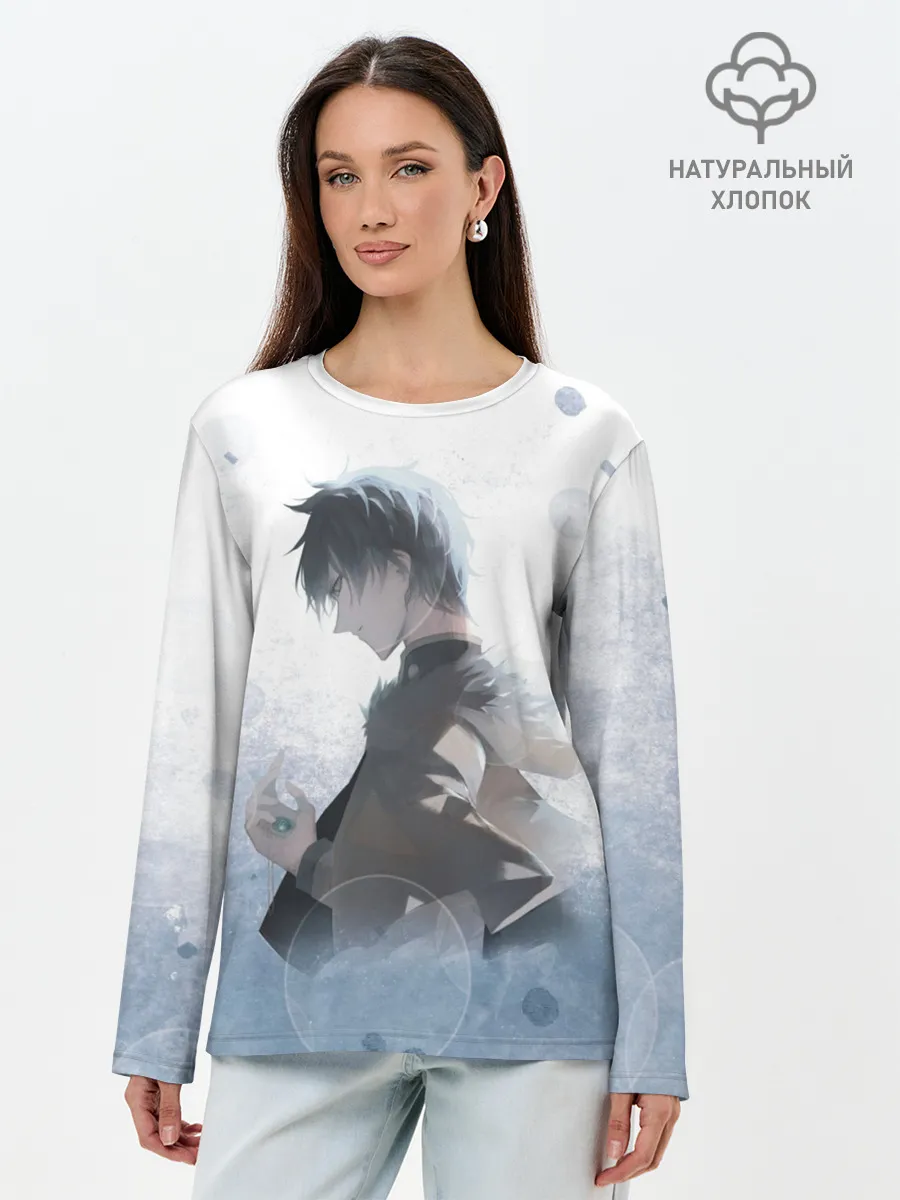 Лонгслив женский. Хлопок / Yuno Black Clover