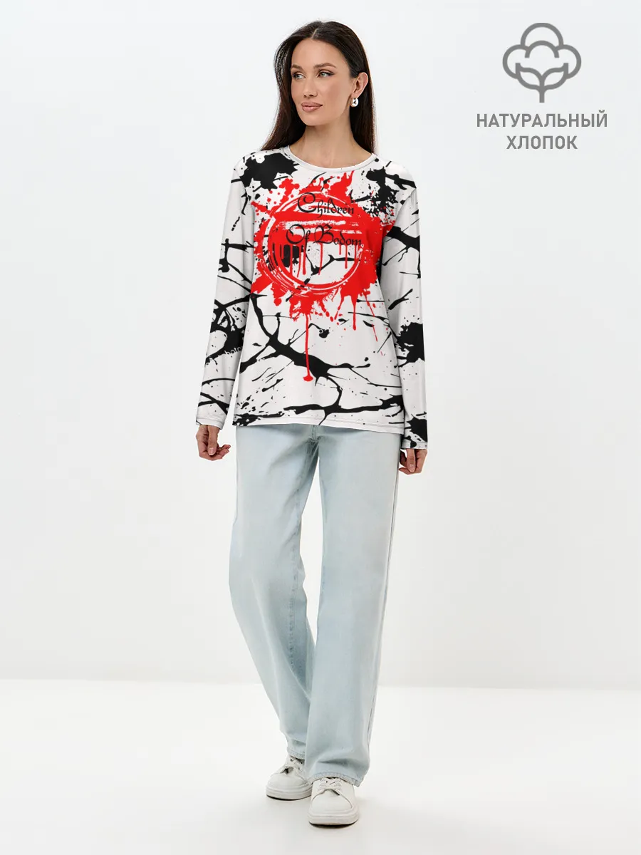 Лонгслив женский. Хлопок / Children of Bodom