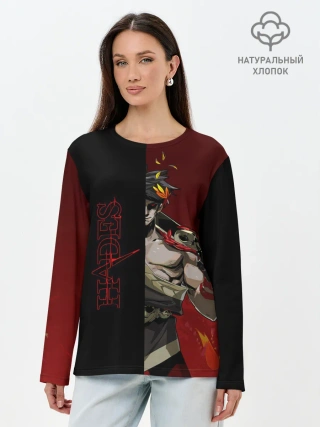 Лонгслив женский. Хлопок / Hades