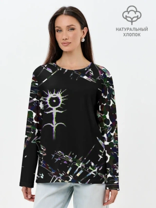 Лонгслив женский. Хлопок / GHOSTEMANE