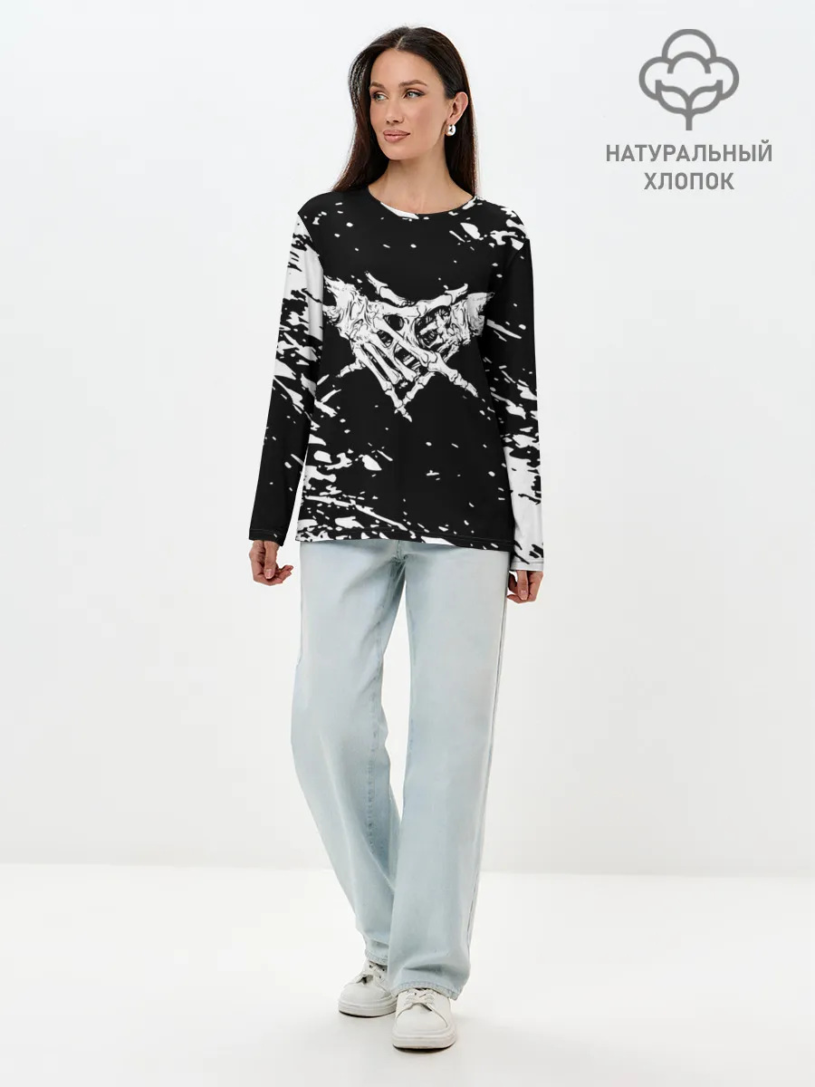 Лонгслив женский. Хлопок / Velial Squad