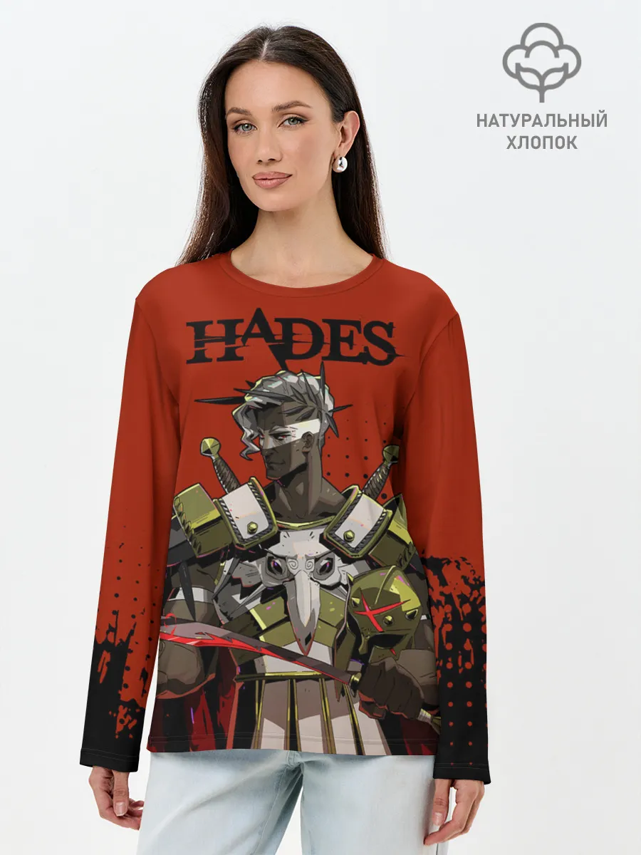 Лонгслив женский. Хлопок / Hades - Арес
